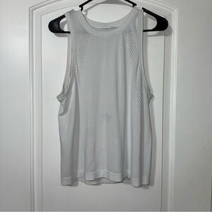 Lululemon Train To Be Tank Top White Women’s Size 8 White Stained
